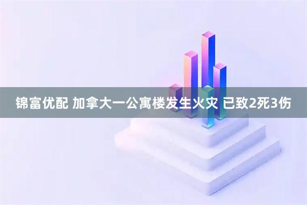 锦富优配 加拿大一公寓楼发生火灾 已致2死3伤